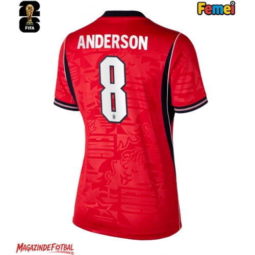 Anglia Elliot Anderson #8 Echipament de Fotbal Replică Mondial 2026 Femei Deplasare Anglia Elliot Anderson #8 Echipament de Fotbal Replică Mondial 2026 Femei Deplasare
